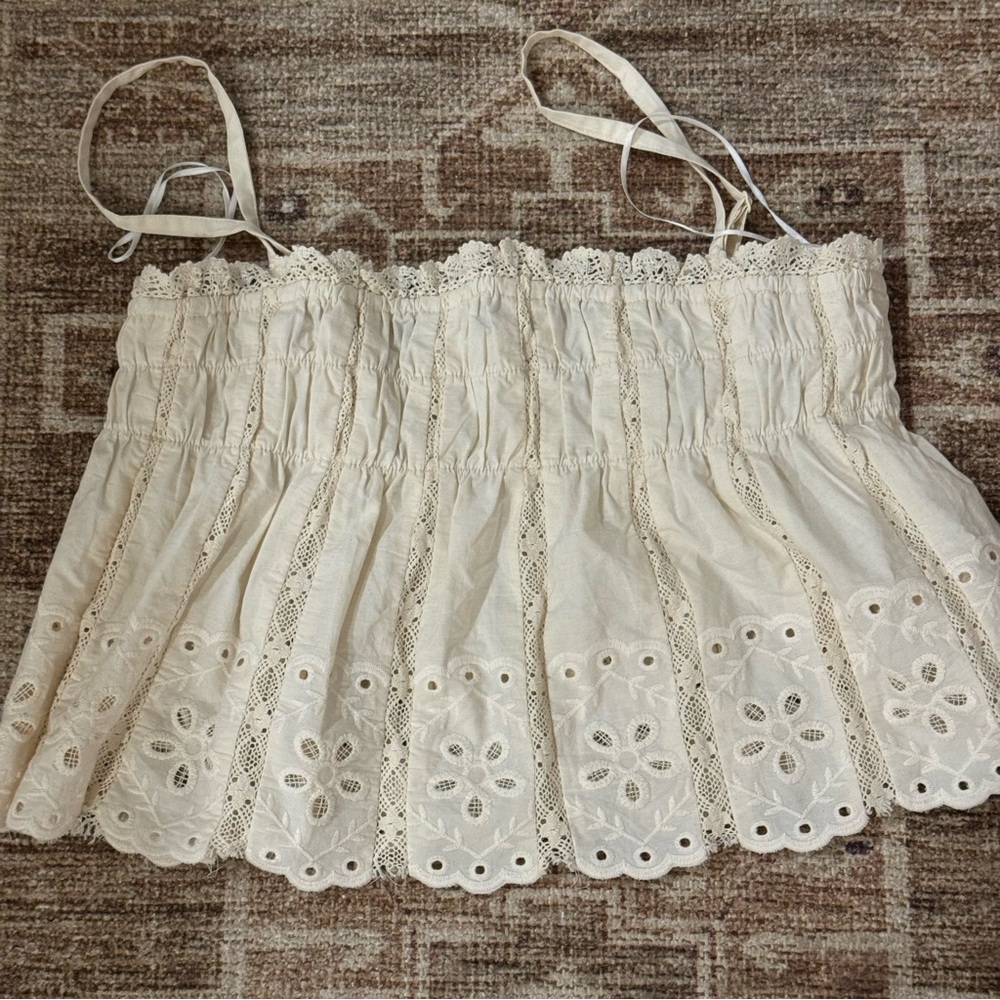 ALTAR’ STATE |  Embroidered Lace
Crop Top Size M - Picture 2 of 12